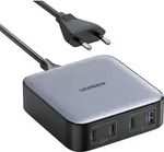 UGREEN Nexode 1*USB-A + 3*USB-C 100W Desktop Fast Charger - Grau