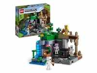 LEGO 21189 Minecraft Das Skelettverlies, Set mit Höhlen, Skelettfiguren, feindlichen