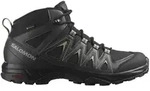 SALOMON SHOES X BRAZE MID GTX Black/Phantm/Vinkh 000 000 46.5 - Schwarz - 46,5