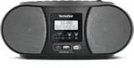 TechniSat DIGITRADIO 1990 | Stereo-Boombox mit DAB+, UKW, CD-Player - Schwarz/Grau