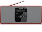 TechniSat DIGITRADIO 2 S | Portables DAB+/UKW-Stereoradio, 2 W - Rot/Silber