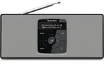 TechniSat DIGITRADIO 2 S | Portables DAB+/UKW-Stereoradio, 2 W - Schwarz/Wei&szlig;