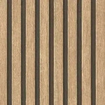 A.S. Creation | Holzpaneele | Lamellen | 391091 | Vliestapete | Streifen | 0.53...
