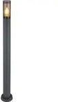 Globo Lighting Au&szlig;enleuchte Edelstahl anthrazit, 1x E27 - Grau