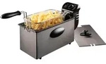Bestron &Ouml;l-Fritteuse mit Kaltzonentechnologie, 3,5 Liter, mit Temperaturregler,