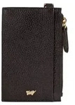 Portemonnaie ASTI Geldb&ouml;rse XS 4 Kartenf&auml;cher schwarz Damen - Leder - Schwarz