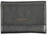 Elegante Damen Geldb&ouml;rse Schwarz - Vielseitig mit M&uuml;nzfach und Rei&szlig;verschluss -