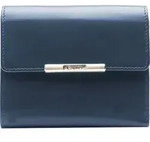 Esquire Leder Geldb&ouml;rse Helena Lady Wallet RFID Blue dunkelblau - Blau