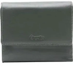 Esquire Leder Geldb&ouml;rse Viktoria Flap Wallet Green dunkelgr&uuml;n - Gr&uuml;n