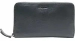 Esquire Leder Geldb&ouml;rse Peru Zip Around Wallet Black schwarz - Schwarz