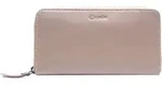 Esquire Leder Geldb&ouml;rse Peru Zip Around Wallet Taupe beige - Braun
