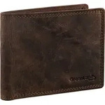 GreenLand Nature Leder Kartenetui Monte Card Case Brown braun - Braun