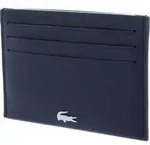 LACOSTE Leder Kartenhalter FG Credit Card Holder Peacoat blau - Blau
