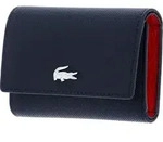 LACOSTE Geldb&ouml;rse Compact Wallet Marine 166 Rouge dunkelblau - Dunkelblau