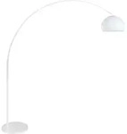 Steinhauer Stehleuchte Sparkled Light 1-flammig Mattes wei&szlig; 42x165cm - Wei&szlig;