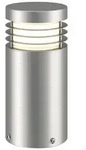 Arcchio Sockellampe Caramia, 23 cm, Edelstahl, seewasserfest - Silber/Grau
