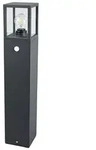 Lucande Wegeleuchte Klemens, 65 cm, Sensor, anthrazit, E27 - Schwarz