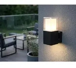 Smartwares OOL-50015, Wandbeleuchtung f&uuml;r den Au&szlig;enbereich, Schwarz, Wei&szlig;,