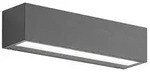 Lucande LED-Wandleuchte Lengo, 25 cm, anthrazit, down, 3000K - Schwarz