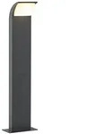 Lucande LED-Sockelleuchte Tinna, 60 cm, anthrazit, IP65 - Schwarz