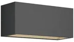 Lucande Au&szlig;enwandlampe Bente, anthrazit, Breite 25 cm, IP54 - Schwarz