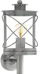 EGLO Au&szlig;en-Wandlampe Hilburn 1, 1 flammige Au&szlig;enleuchte, Wandleuchte aus verzinktem