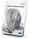 gembird Maus OPT WIRELESS 6 Tasten USB Nano-Empf. schw./grey - Schwarz/Silber
