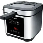 Steba DF 150F Farbe: Edelstahl-Schwarz Single 2,5 L 1200 W Fritteuse Schwarz,