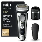 Braun Series 9 9486cc, Folienschaber, Chrom, Akku, Lithium-Ion (Li-Ion), Integrierte