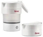 Girmi Reisewasserkocher BL03 faltbar, 0,6 l, Silikon, kompakt - Wei&szlig;