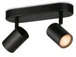 WiZ IMAGEO 2 x einstellbarer Spot, Bluetooth, Schwarz, LED, Metall, GU10, 2200...