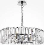 Maytoni Moderne Pendelleuchte Puntes 6xE14 excl. in Chrom aus Metall Kristall 60 W