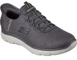 Skechers Slip-Ins Summits - High Range 232457-CHAR, Sneaker, Herren, Grau - Grau - 44