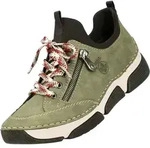 Rieker Damen Sneaker gr&uuml;n, Damen:36 EU - Gr&uuml;n - 36