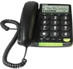 Doro Phone EASY 312 CS Telefon, Rufnummernanzeige, Freisprechfunktion - Schwarz