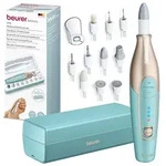 Beurer MP 84 Manik&uuml;re-/Pedik&uuml;reger&auml;t 3 Stufen 10 Aufs&auml;tze mint 570.02 - T&uuml;rkis