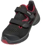 uvex 1 G2 Sicherheitsschuh S1P Sandalen gelocht schwarz/pink 44 - Schwarz - 44