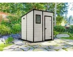 Keter Manor Pent 6x6, Einzelbild, Pultdach, Braun, 1 T&uuml;r(en), Stahl, 75 kg/m2 -
