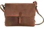 HAROLD'S Leder Schultertasche Antic Messengerbag Nature braun - Braun