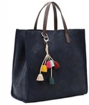 Tamaris Damen Shopper 2in1 Umh&auml;ngetasche Struktur Boho Anh&auml;nger Laureen 32080,