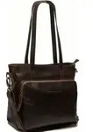 The Chesterfield Brand Schultertasche Alicante Shopper Brown dunkelbraun -
