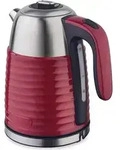 MAESTRO elektrischer Wasserkocher 1 7l MR-051-RED - Schwarz/Silber
