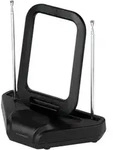Full HD Antenne indoor, Ring Design, regelbar, LTE Filter (38883) - Schwarz