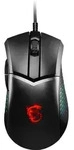 MSI CLUTCH GM51 LIGHTWEIGHT, rechts, Optisch, USB Typ-A, 26000 DPI, 0,125 ms, Schwarz