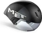 MET Codatronca, Black Silver, Matt Glossy, Gr. S, 52-56 cm - Schwarz