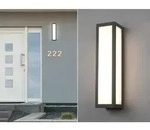 TRIO LED-Wandleuchte LB25 FUERTE 5W 3000K 1300lm IP54 anthr. - Silber/Wei&szlig;