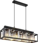 Globo Lighting H&auml;ngeleuchte Metall schwarz matt, 4x E27