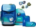 ergobag cubo 5-tlg.Schulranzen-Set DschungelfieB&auml;r - Blau