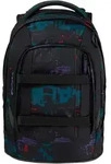 Satch Pack Schulrucksack Night Vision - Schwarz