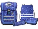 McNeill Schulranzen Ergo Complete Schoolbag Set 5-teilig Puzzle blau - Blau